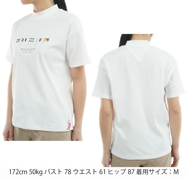トミーヒルフィガー ゴルフレディース マルチフラッグ リラックス半袖モックネックシャツ TOMMY HILFIGER  THLA501 2025年春夏モデル | TOMMY HILFIGER GOLF | 06