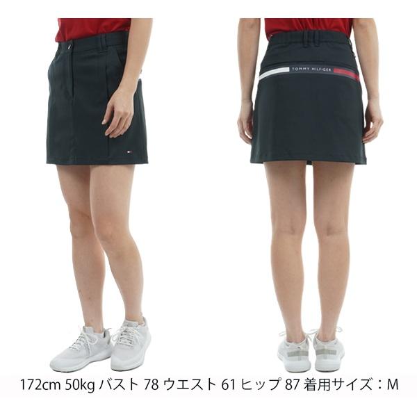 トミーヒルフィガー ゴルフレディース バックプリント ツイルスカート TOMMY HILFIGER  THLA514 2025年春夏モデル | TOMMY HILFIGER GOLF | 08