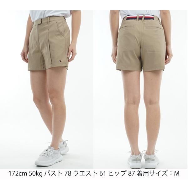 トミーヒルフィガー ゴルフレディース フロントタックツイル ショートパンツ TOMMY HILFIGER  THLA519 2025年春夏モデル | TOMMY HILFIGER GOLF | 12