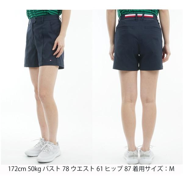 トミーヒルフィガー ゴルフレディース フロントタックツイル ショートパンツ TOMMY HILFIGER  THLA519 2025年春夏モデル | TOMMY HILFIGER GOLF | 13