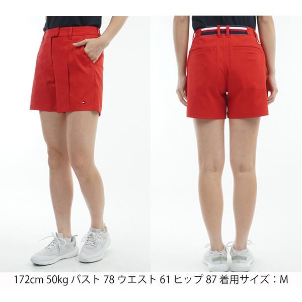 トミーヒルフィガー ゴルフレディース フロントタックツイル ショートパンツ TOMMY HILFIGER  THLA519 2025年春夏モデル | TOMMY HILFIGER GOLF | 14