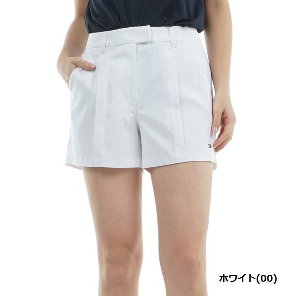 トミーヒルフィガー ゴルフレディース フロントタックツイル ショートパンツ TOMMY HILFIGER  THLA519 2025年春夏モデル | TOMMY HILFIGER GOLF | 01