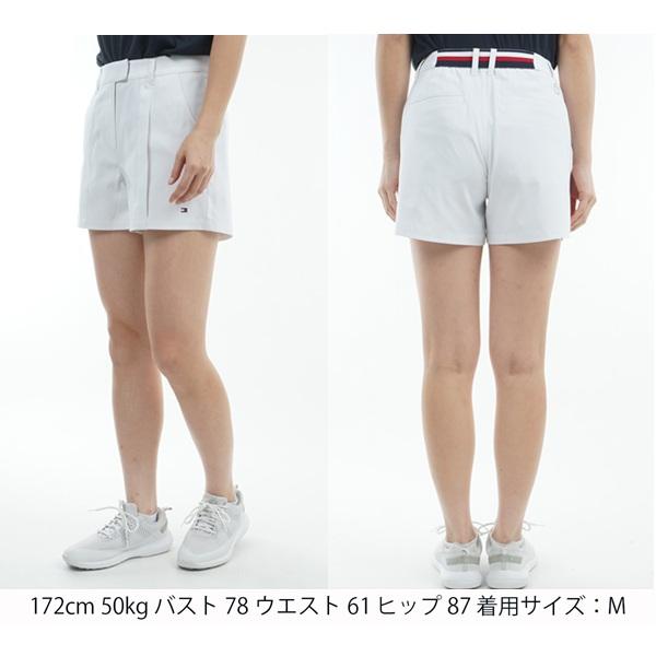 トミーヒルフィガー ゴルフレディース フロントタックツイル ショートパンツ TOMMY HILFIGER  THLA519 2025年春夏モデル | TOMMY HILFIGER GOLF | 07