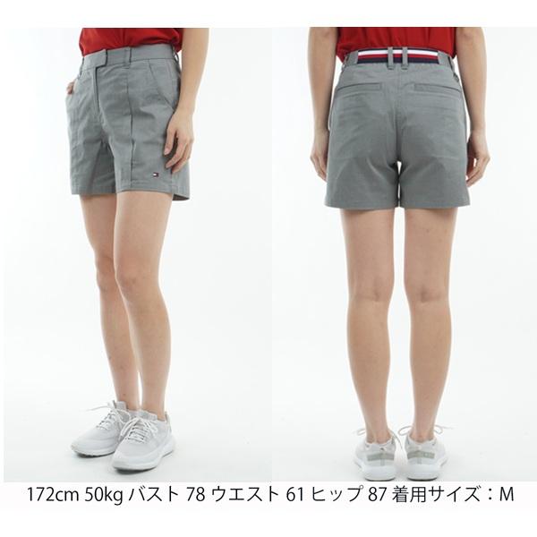 トミーヒルフィガー ゴルフレディース フロントタックツイル ショートパンツ TOMMY HILFIGER  THLA519 2025年春夏モデル | TOMMY HILFIGER GOLF | 09