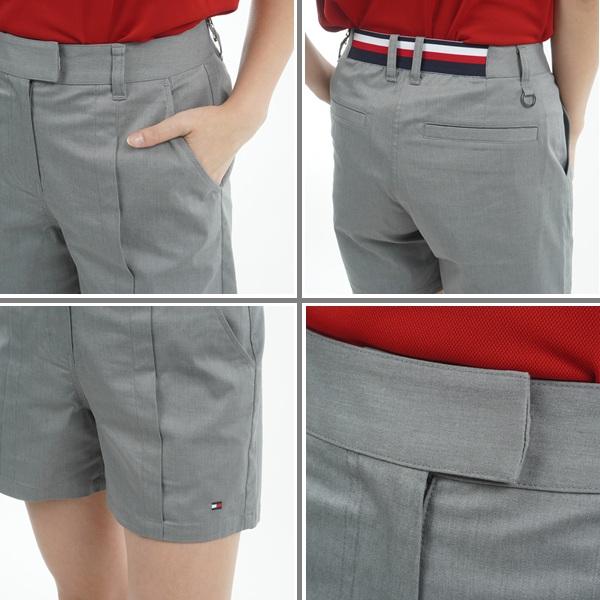 トミーヒルフィガー ゴルフレディース フロントタックツイル ショートパンツ TOMMY HILFIGER  THLA519 2025年春夏モデル | TOMMY HILFIGER GOLF | 11