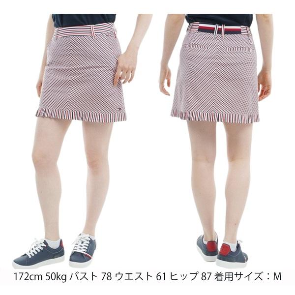 トミーヒルフィガー ゴルフレディース ストライプ ミニフリルスカート TOMMY HILFIGER  THLA525 2025年春夏モデル | TOMMY HILFIGER GOLF | 05