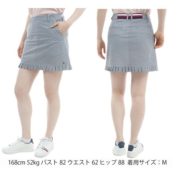 トミーヒルフィガー ゴルフレディース ストライプ ミニフリルスカート TOMMY HILFIGER  THLA525 2025年春夏モデル | TOMMY HILFIGER GOLF | 06