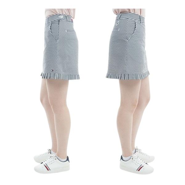 トミーヒルフィガー ゴルフレディース ストライプ ミニフリルスカート TOMMY HILFIGER  THLA525 2025年春夏モデル | TOMMY HILFIGER GOLF | 07