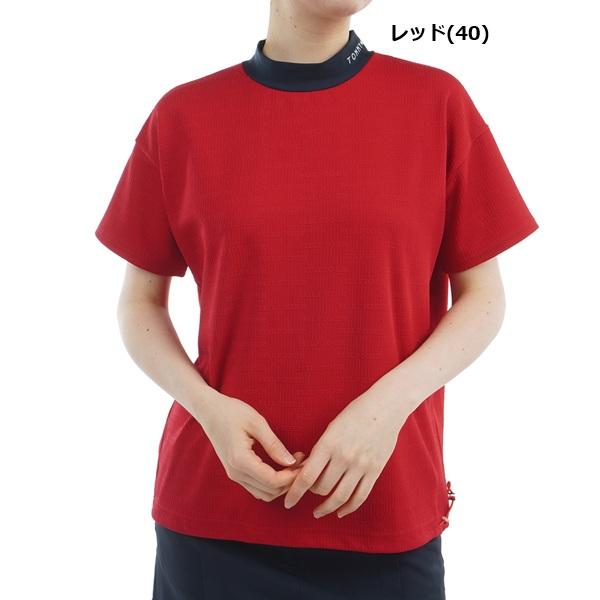 トミーヒルフィガー ゴルフレディース ジャカードリラックス 半袖モックネックシャツ TOMMY HILFIGER  THLA529 2025年春夏モデル | TOMMY HILFIGER GOLF | 03