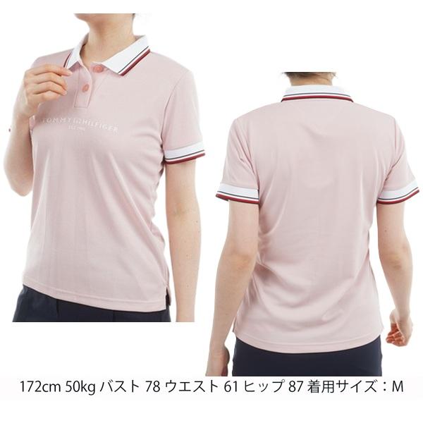 トミーヒルフィガー ゴルフレディース フロントロゴ ホワイトカラー半袖ポロシャツ TOMMY HILFIGER  THLA531 2025年春夏モデル | TOMMY HILFIGER GOLF | 11