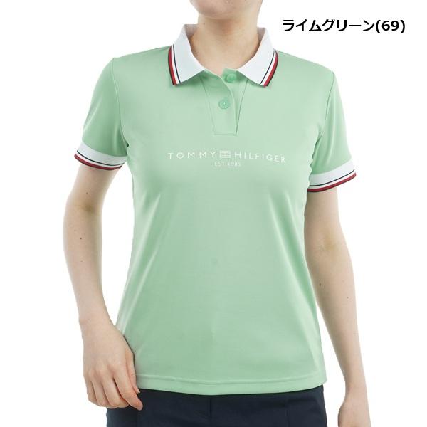 トミーヒルフィガー ゴルフレディース フロントロゴ ホワイトカラー半袖ポロシャツ TOMMY HILFIGER  THLA531 2025年春夏モデル | TOMMY HILFIGER GOLF | 05