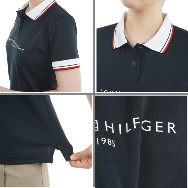 トミーヒルフィガー ゴルフレディース フロントロゴ ホワイトカラー半袖ポロシャツ TOMMY HILFIGER  THLA531 2025年春夏モデル | TOMMY HILFIGER GOLF | 10