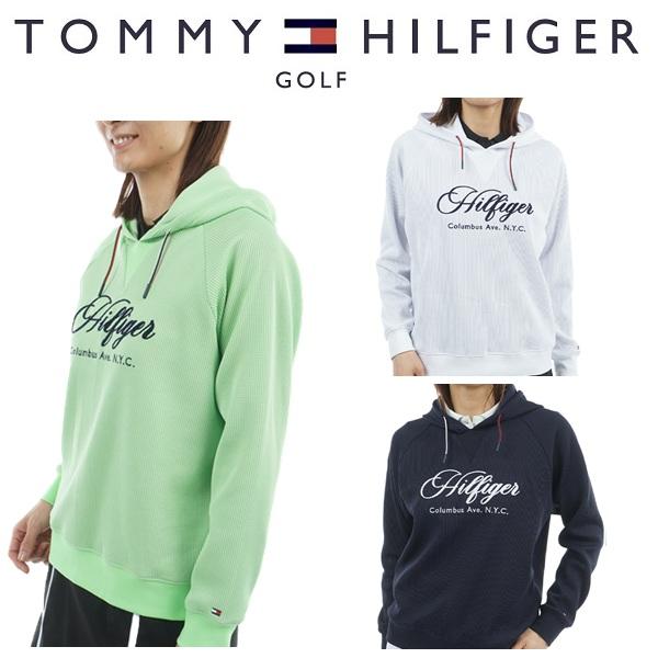 トミーヒルフィガー ゴルフ レディース フロントロゴ ワッフルスウェットフーディー TOMMY HILFIGER GOLF THLA550 2025秋冬モデル | TOMMY HILFIGER GOLF
