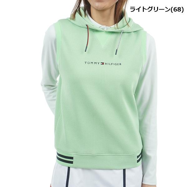 トミーヒルフィガー ゴルフ レディース ワッフル スウェットフーディーベスト TOMMY HILFIGER GOLF THLA551 2025年秋冬モデル | TOMMY HILFIGER GOLF | 03