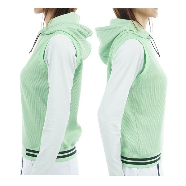 トミーヒルフィガー ゴルフ レディース ワッフル スウェットフーディーベスト TOMMY HILFIGER GOLF THLA551 2025年秋冬モデル | TOMMY HILFIGER GOLF | 07