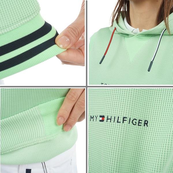 トミーヒルフィガー ゴルフ レディース ワッフル スウェットフーディーベスト TOMMY HILFIGER GOLF THLA551 2025年秋冬モデル | TOMMY HILFIGER GOLF | 08