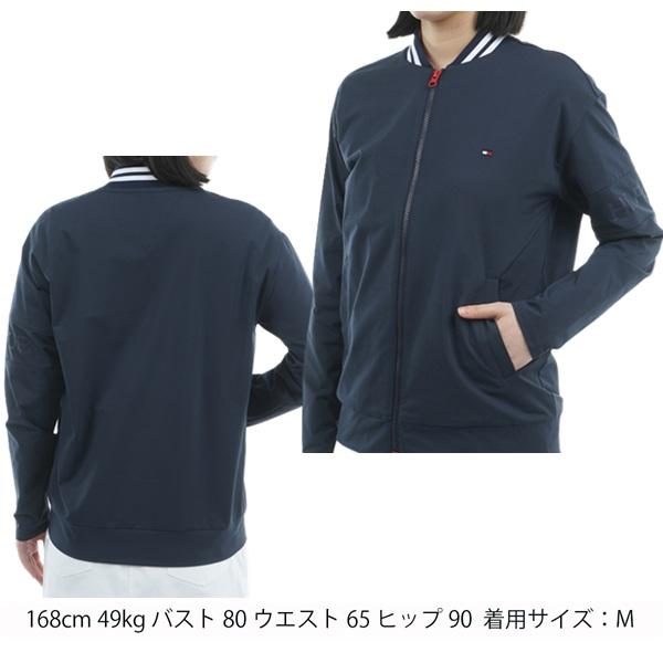 トミーヒルフィガー ゴルフ レディース 袖エンボスロゴ スウェットジャケット TOMMY HILFIGER GOLF THLA558 2025秋冬モデル | TOMMY HILFIGER GOLF | 04