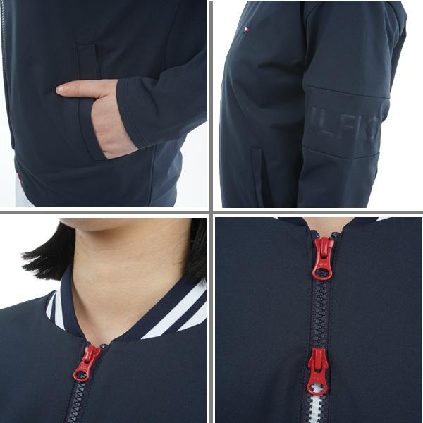 トミーヒルフィガー ゴルフ レディース 袖エンボスロゴ スウェットジャケット TOMMY HILFIGER GOLF THLA558 2025秋冬モデル | TOMMY HILFIGER GOLF | 06