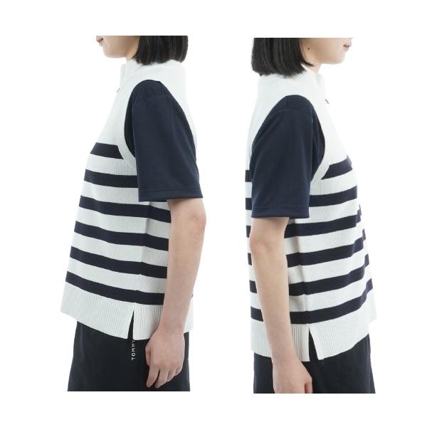 トミーヒルフィガー ゴルフ レディース ベスト フロントロゴ ハイネック ノースリーブニット TOMMY HILFIGER GOLF THLA561 2025年秋冬モデル | TOMMY HILFIGER GOLF | 07