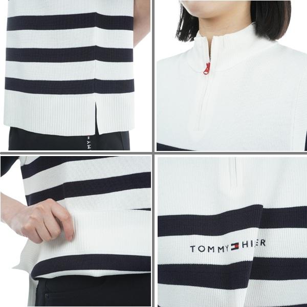 トミーヒルフィガー ゴルフ レディース ベスト フロントロゴ ハイネック ノースリーブニット TOMMY HILFIGER GOLF THLA561 2025年秋冬モデル | TOMMY HILFIGER GOLF | 08
