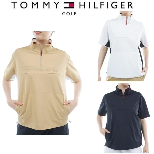 トミーヒルフィガー ゴルフレディース メッシュハーフジップ ウィンドプルオーバー TOMMY HILFIGER  THLA608 2026年春夏モデル | TOMMY HILFIGER GOLF