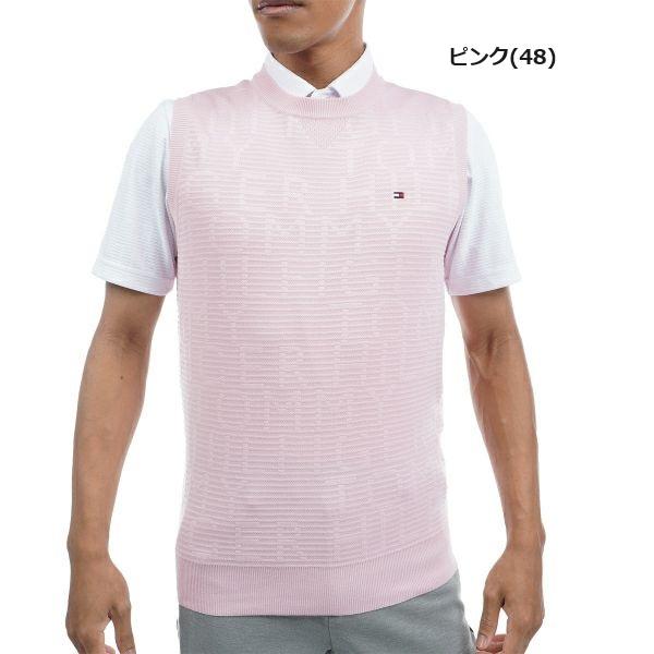 トミーヒルフィガー ゴルフ メンズ ブラインドロゴ クルーネック ニットベスト TOMMY HILFIGER GOLF THMA311 【2023年春夏モデル】 | TOMMY HILFIGER GOLF | 04