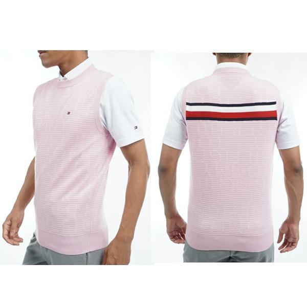 トミーヒルフィガー ゴルフ メンズ ブラインドロゴ クルーネック ニットベスト TOMMY HILFIGER GOLF THMA311 【2023年春夏モデル】 | TOMMY HILFIGER GOLF | 07