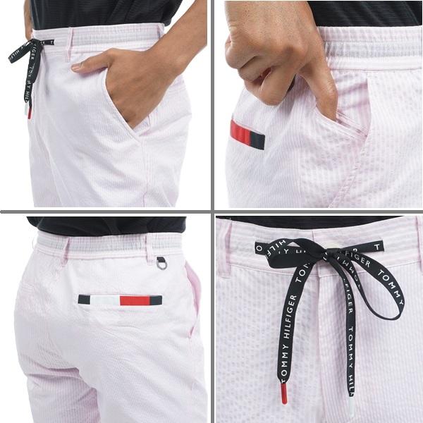 トミーヒルフィガー ゴルフ メンズ シアサッカー テーパードパンツ TOMMY HILFIGER  THMA334 | TOMMY HILFIGER GOLF | 10