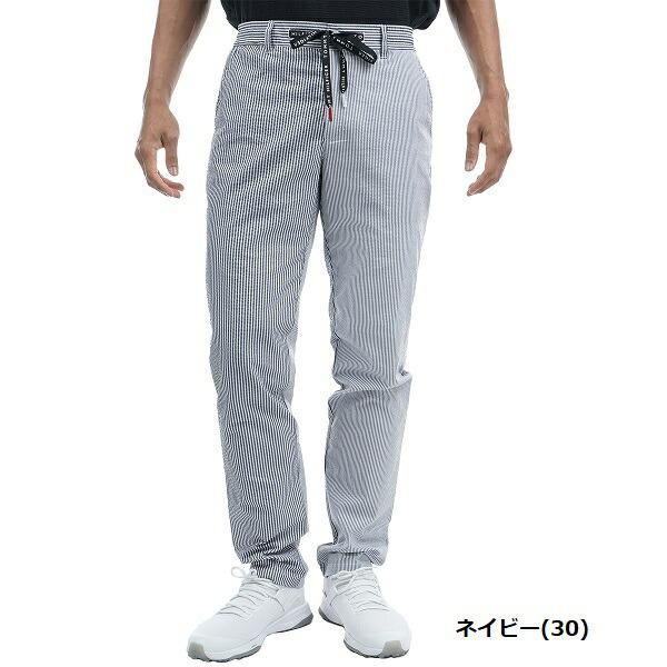 トミーヒルフィガー ゴルフ メンズ シアサッカー テーパードパンツ TOMMY HILFIGER  THMA334 | TOMMY HILFIGER GOLF | 02