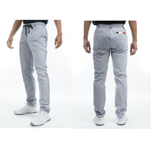 トミーヒルフィガー ゴルフ メンズ シアサッカー テーパードパンツ TOMMY HILFIGER  THMA334 | TOMMY HILFIGER GOLF | 06