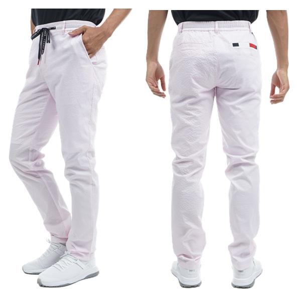トミーヒルフィガー ゴルフ メンズ シアサッカー テーパードパンツ TOMMY HILFIGER  THMA334 | TOMMY HILFIGER GOLF | 08