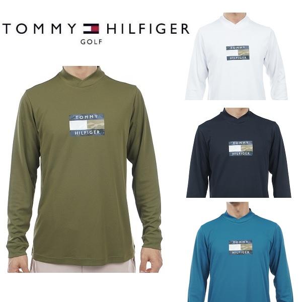 トミーヒルフィガー ゴルフ メンズ カモフラッグ モックネックシャツ TOMMY HILFIGER GOLF THMA367 | TOMMY HILFIGER GOLF