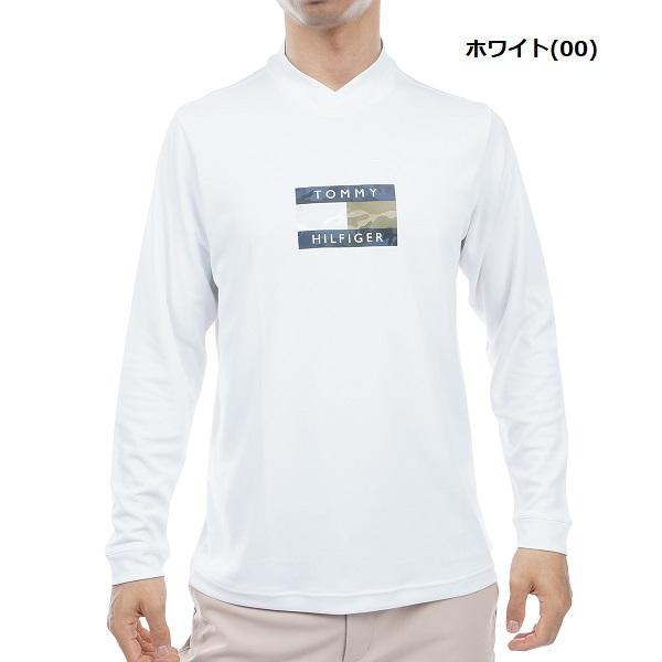 トミーヒルフィガー ゴルフ メンズ カモフラッグ モックネックシャツ TOMMY HILFIGER GOLF THMA367 | TOMMY HILFIGER GOLF | 01