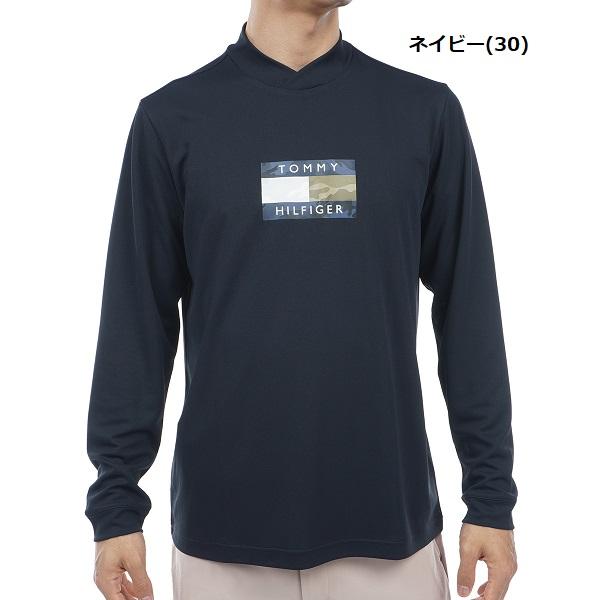 トミーヒルフィガー ゴルフ メンズ カモフラッグ モックネックシャツ TOMMY HILFIGER GOLF THMA367 | TOMMY HILFIGER GOLF | 02