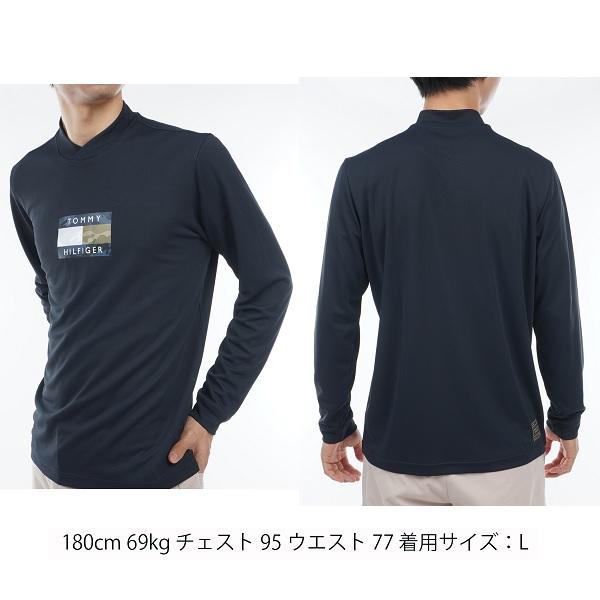 トミーヒルフィガー ゴルフ メンズ カモフラッグ モックネックシャツ TOMMY HILFIGER GOLF THMA367 | TOMMY HILFIGER GOLF | 06
