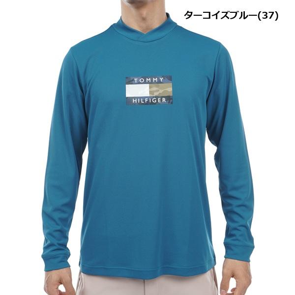 トミーヒルフィガー ゴルフ メンズ カモフラッグ モックネックシャツ TOMMY HILFIGER GOLF THMA367 | TOMMY HILFIGER GOLF | 04