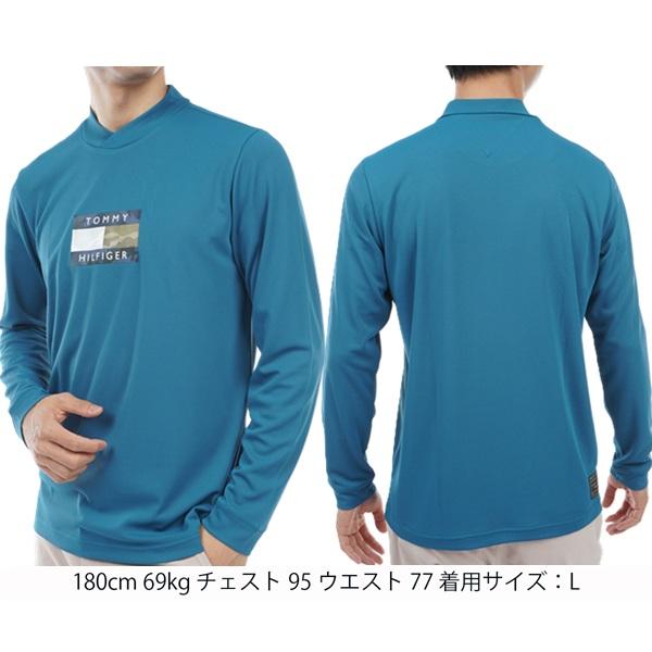 トミーヒルフィガー ゴルフ メンズ カモフラッグ モックネックシャツ TOMMY HILFIGER GOLF THMA367 | TOMMY HILFIGER GOLF | 07