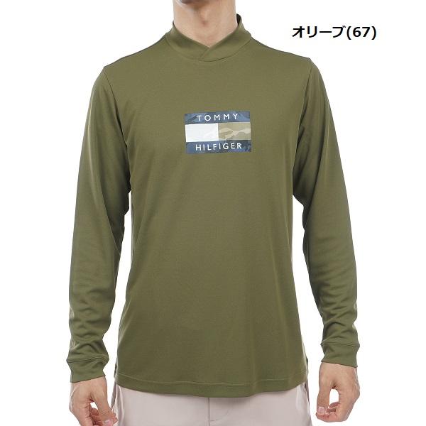 トミーヒルフィガー ゴルフ メンズ カモフラッグ モックネックシャツ TOMMY HILFIGER GOLF THMA367 | TOMMY HILFIGER GOLF | 03