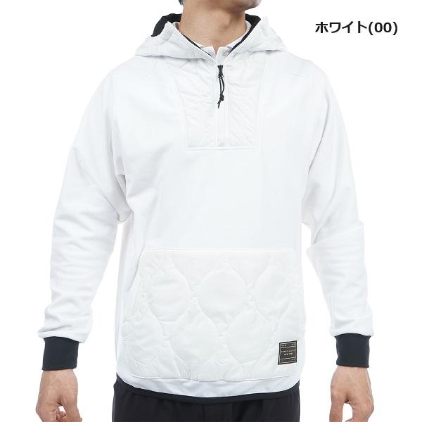トミーヒルフィガー ゴルフ メンズハイブリッド ハーフジップフーディー TOMMY HILFIGER GOLF THMA368 2023年秋冬モデル | TOMMY HILFIGER GOLF | 01