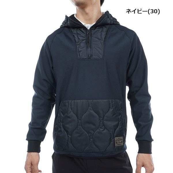 トミーヒルフィガー ゴルフ メンズハイブリッド ハーフジップフーディー TOMMY HILFIGER GOLF THMA368 2023年秋冬モデル | TOMMY HILFIGER GOLF | 02