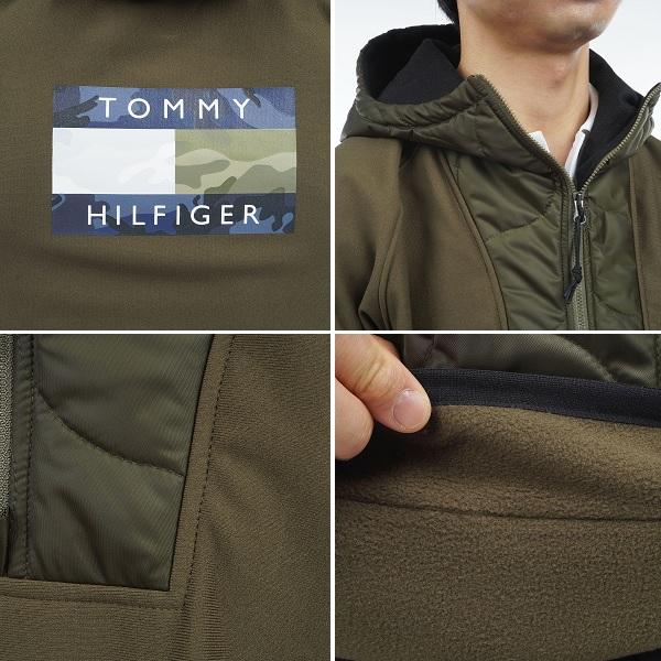 トミーヒルフィガー ゴルフ メンズハイブリッド ハーフジップフーディー TOMMY HILFIGER GOLF THMA368 2023年秋冬モデル | TOMMY HILFIGER GOLF | 09
