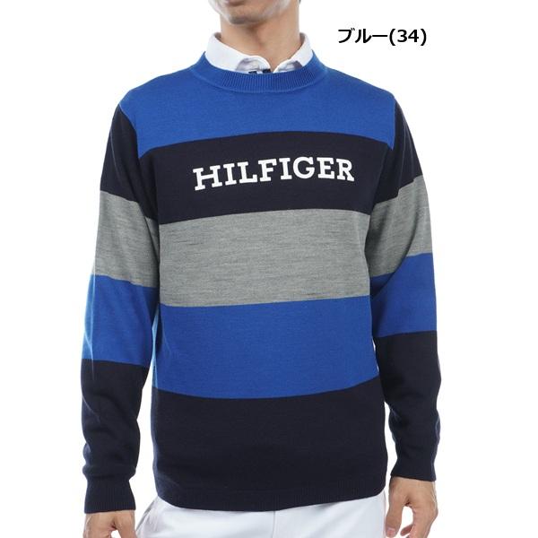 トミーヒルフィガー ゴルフ メンズ シグネチャーストライプ クルーネックセーター TOMMY HILFIGER GOLF THMA380 | TOMMY HILFIGER GOLF | 04