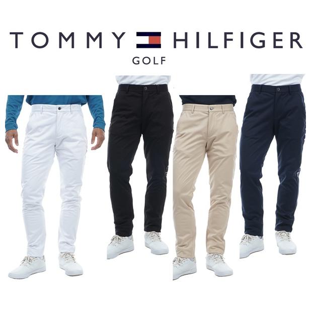 トミーヒルフィガー ゴルフ メンズ サイドロゴ ボンディング テーパードパンツ TOMMY HILFIGER  THMA383 | TOMMY HILFIGER GOLF