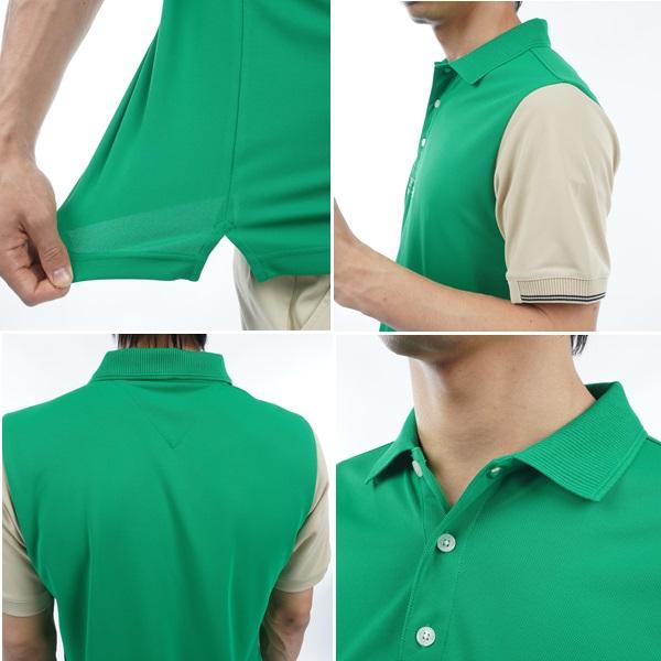 [33％OFF] トミー ヒルフィガー ゴルフ　メンズ ロゴ刺繍 カラーブロック リブ衿 半袖 ポロシャツ THMA403 [2024年春夏モデル] TOMMY HILFIGER GOLF（トミー ヒルフィガー ゴルフ） トミー