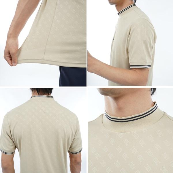 トミーヒルフィガー ゴルフ メンズ THモノグラム 半袖モックネックシャツ TOMMY HILFIGER GOLF THMA408 | TOMMY HILFIGER GOLF | 10
