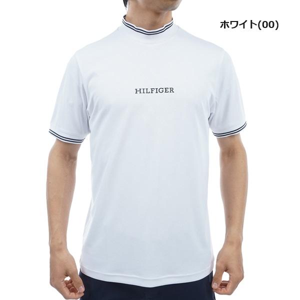 トミーヒルフィガー ゴルフ メンズ THモノグラム 半袖モックネックシャツ TOMMY HILFIGER GOLF THMA408 | TOMMY HILFIGER GOLF | 01