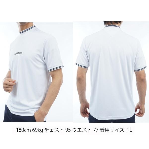 トミーヒルフィガー ゴルフ メンズ THモノグラム 半袖モックネックシャツ TOMMY HILFIGER GOLF THMA408 | TOMMY HILFIGER GOLF | 05