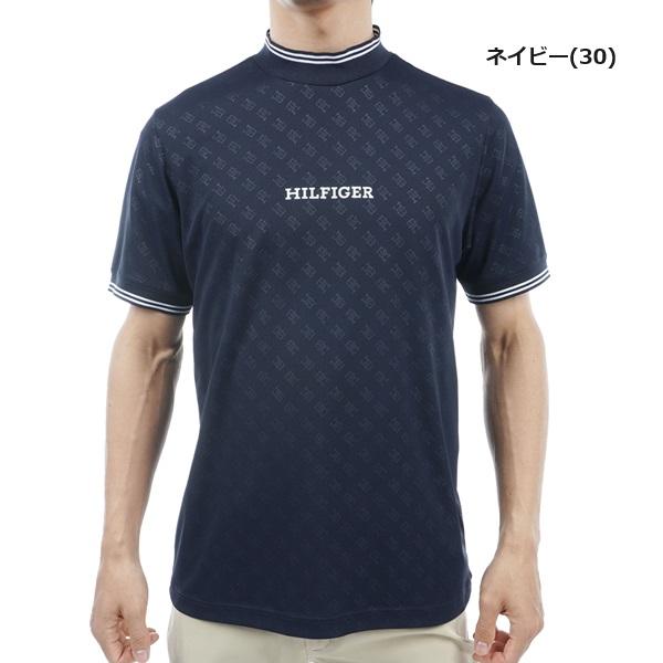 トミーヒルフィガー ゴルフ メンズ THモノグラム 半袖モックネックシャツ TOMMY HILFIGER GOLF THMA408 | TOMMY HILFIGER GOLF | 03