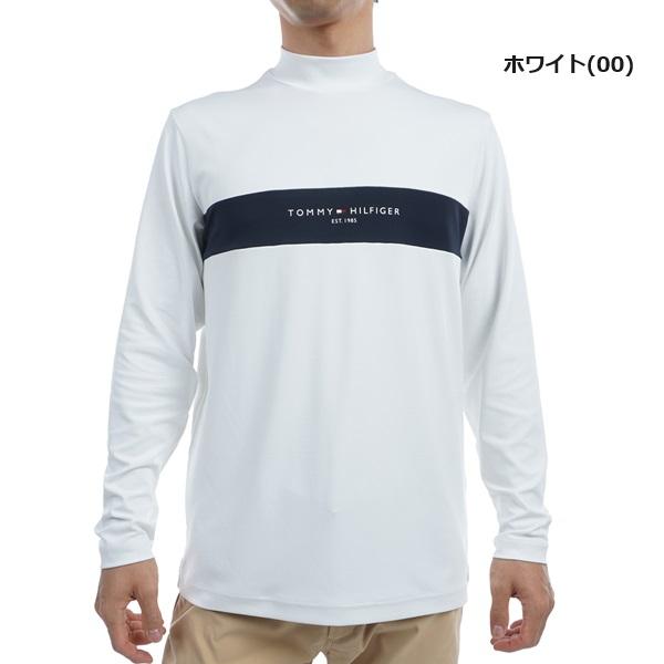 【SALE】トミーヒルフィガー 長袖モックネックシャツ (THMA454) M TOMMY HILFIGER GOLF トミーヒルフィガー ゴルフ メンズ