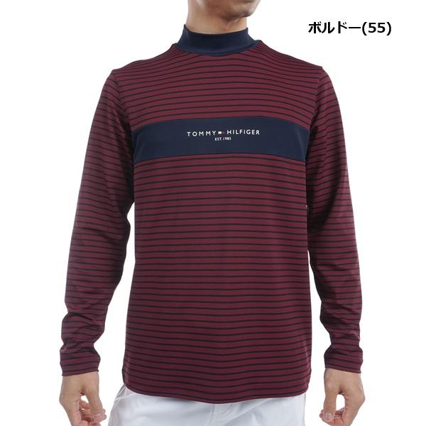 トミーヒルフィガー ゴルフ メンズ エッセンシャル 長袖モックネックシャツ TOMMY HILFIGER GOLF THMA454 秋冬モデル | TOMMY HILFIGER GOLF | 05